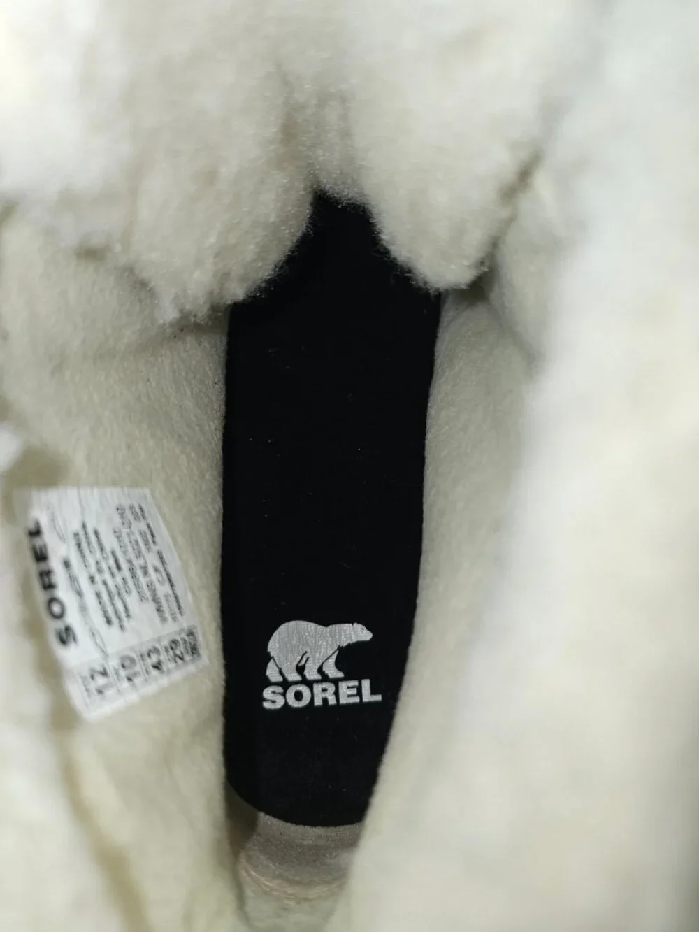 Sorel Evie II Cozy Hidden Wedge Boot Womens 12 Black Suede Shearling Winter NEW